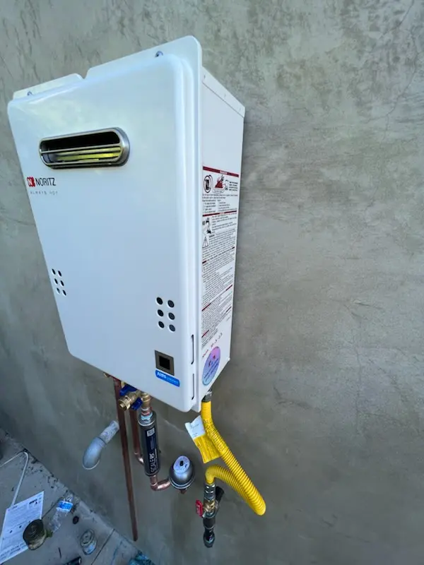 Tankless water heater installation for High Point homes